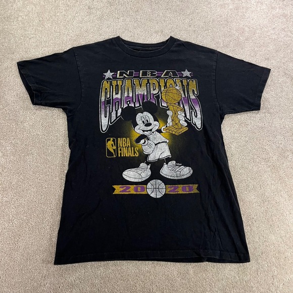 Disney x Junk Food Other - Disney x Junk Food NBA Champions 2020 Mickey Mouse T-Shirt Mens Medium Black